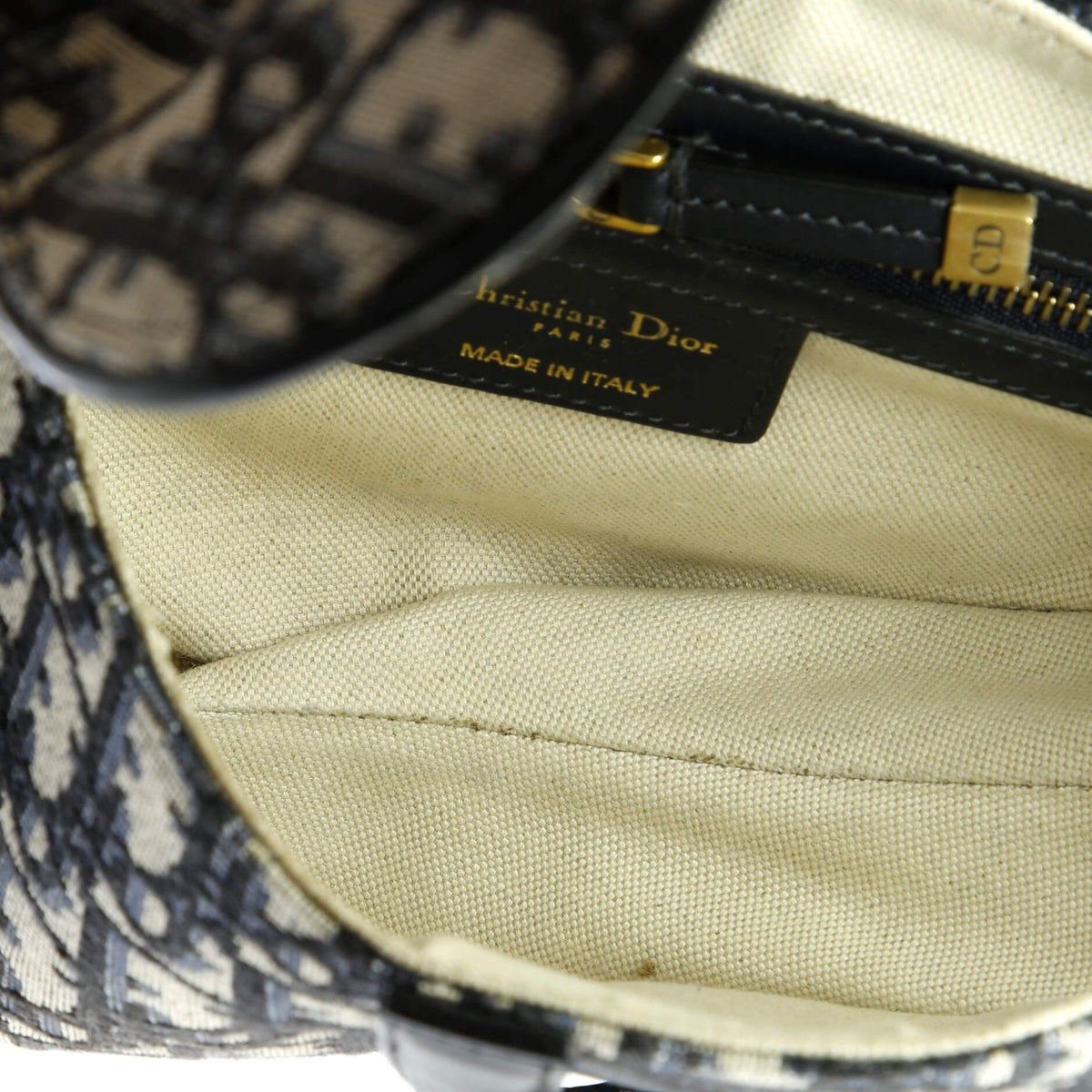 Saddle Handbag Oblique Canvas Medium