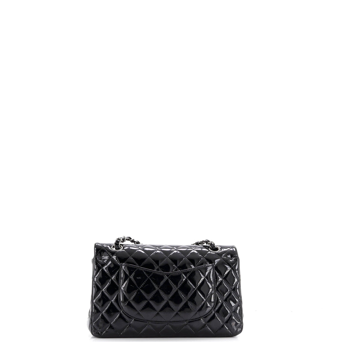 Classic Double Flap Bag Quilted Patent Medium