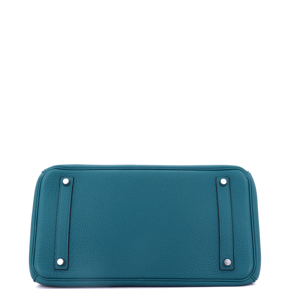 Birkin Handbag Bleu Izmir Togo with Palladium Hardware 35
