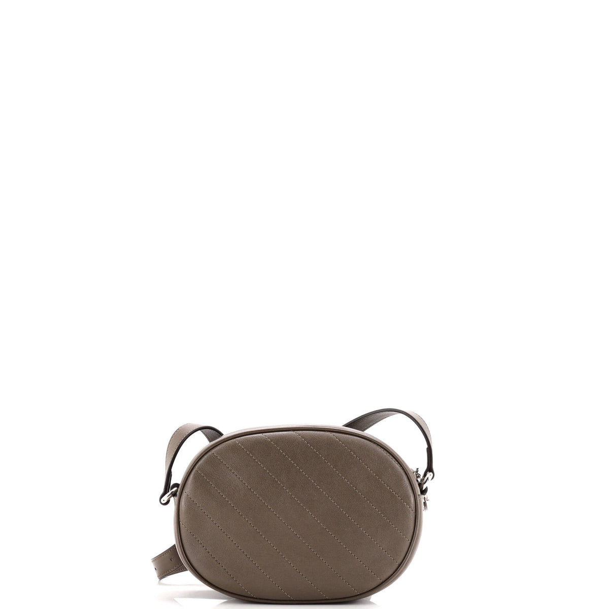 Blondie NM Round Camera Bag Diagonal Quilted Leather