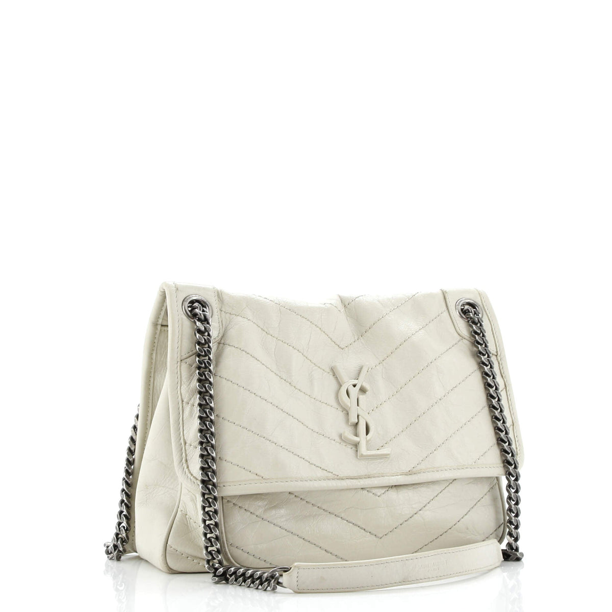 Niki Chain Flap Bag Matelasse Chevron Leather Medium