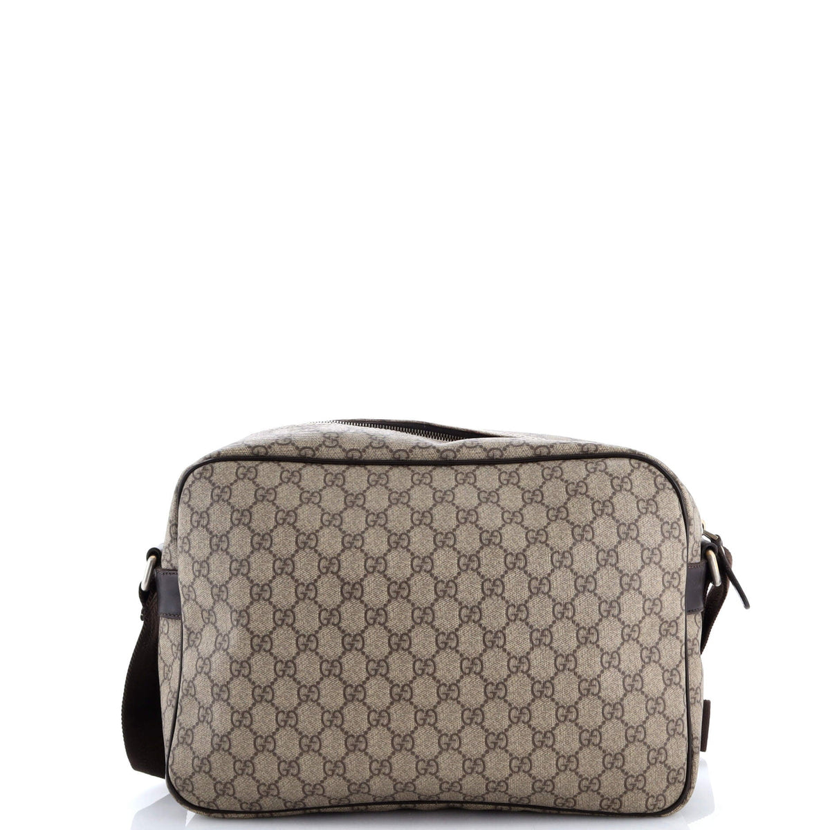 Front Zip Camera Bag GG Coated Canvas Large