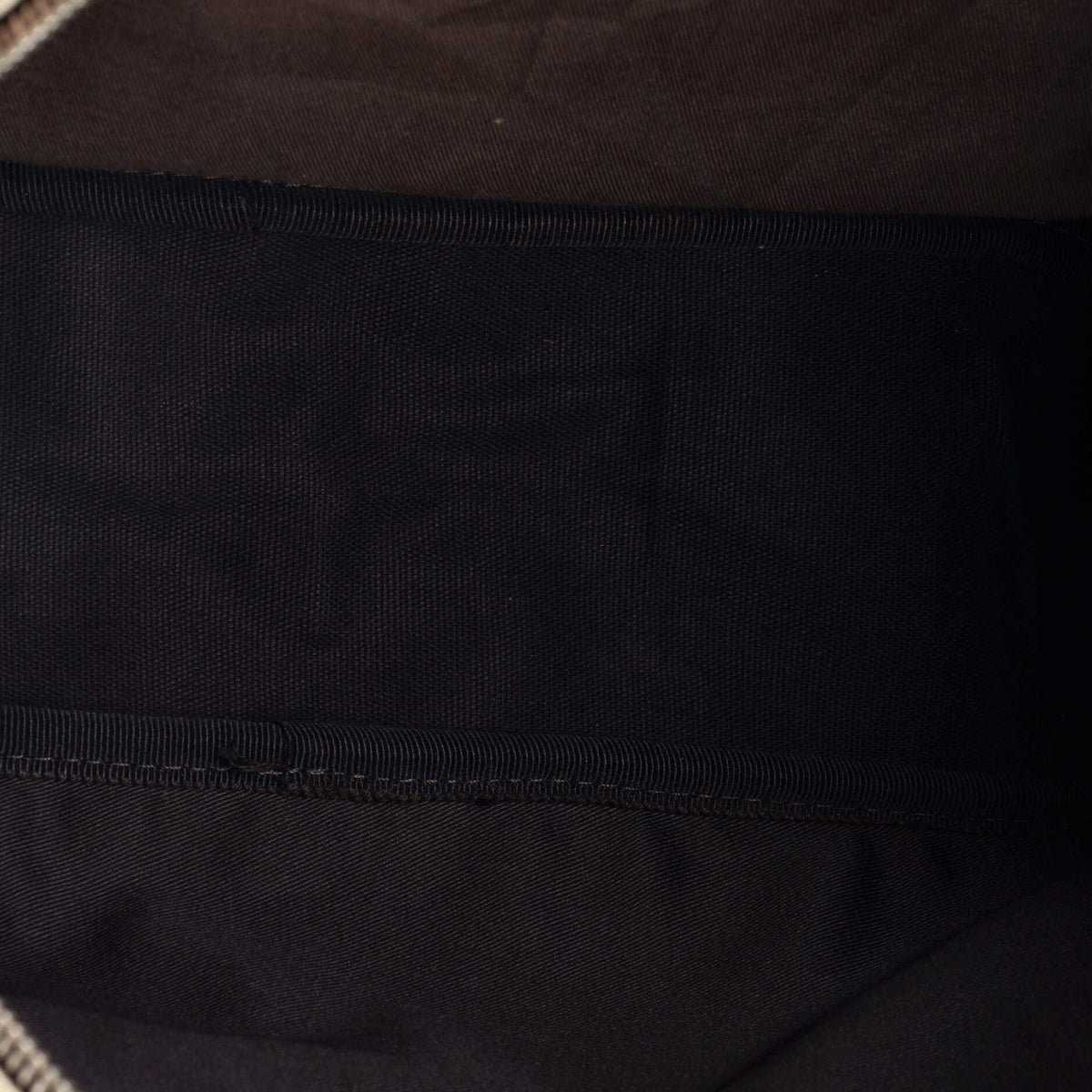 Front Zip Camera Bag GG Coated Canvas Large
