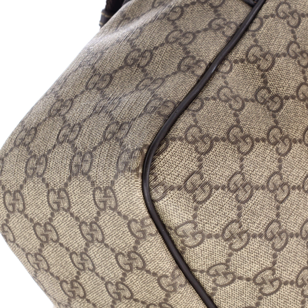 Front Zip Camera Bag GG Coated Canvas Large