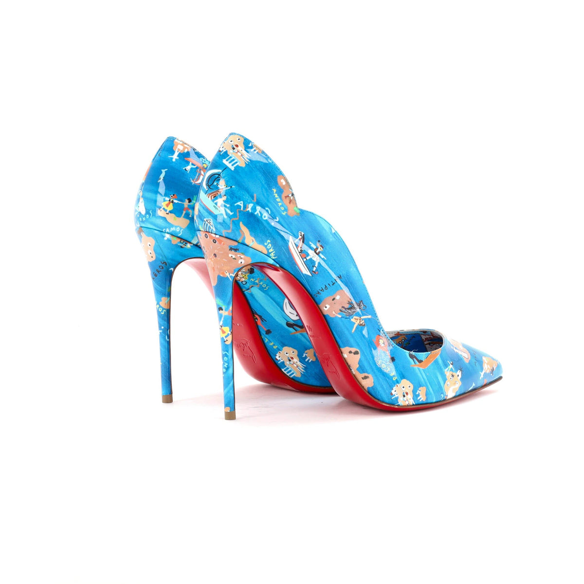 Women's Hot Chick Pumps Printed Patent 100
