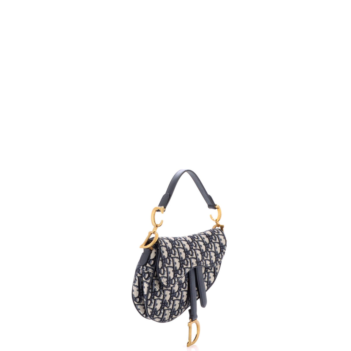 Saddle Handbag Oblique Canvas Mini