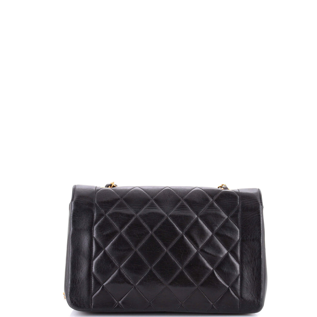 Vintage Diana Flap Bag Quilted Lambskin Medium