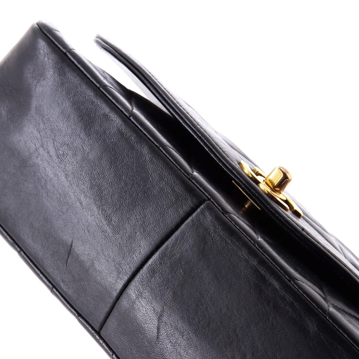 Vintage Diana Flap Bag Quilted Lambskin Medium