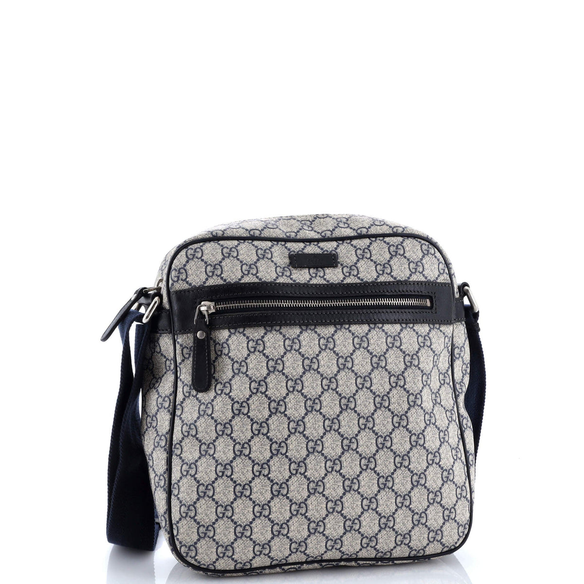 Front Zip Messenger GG Coated Canvas Medium