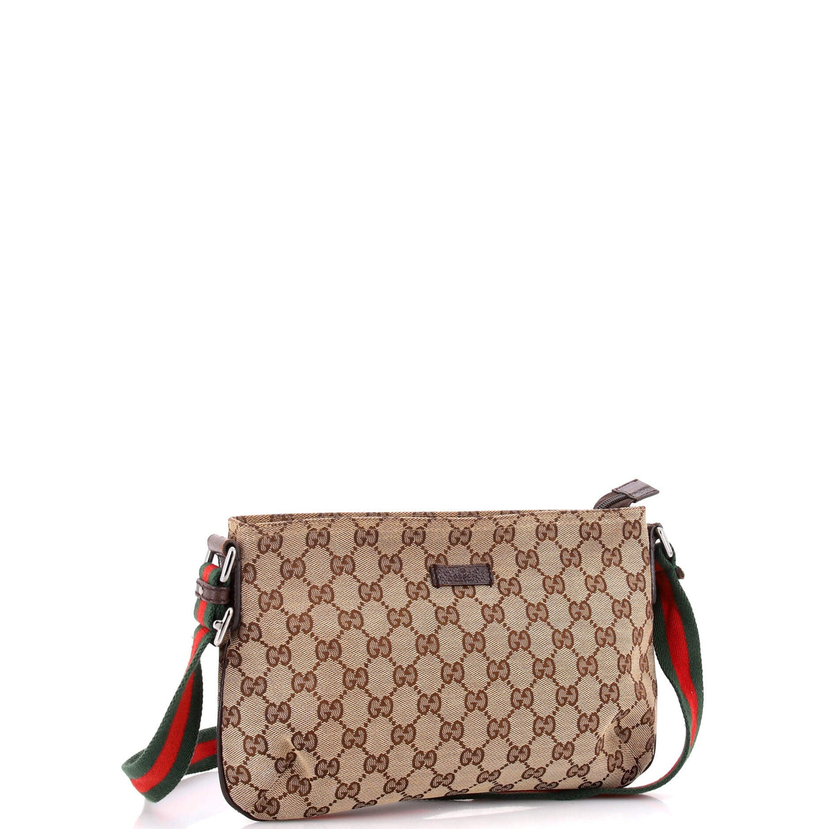 Web Strap Messenger Bag GG Canvas Small