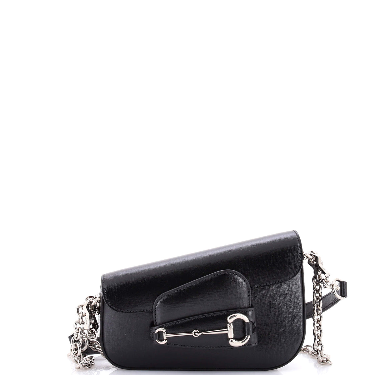 Horsebit 1955 Asymmetric Shoulder Bag Leather Mini