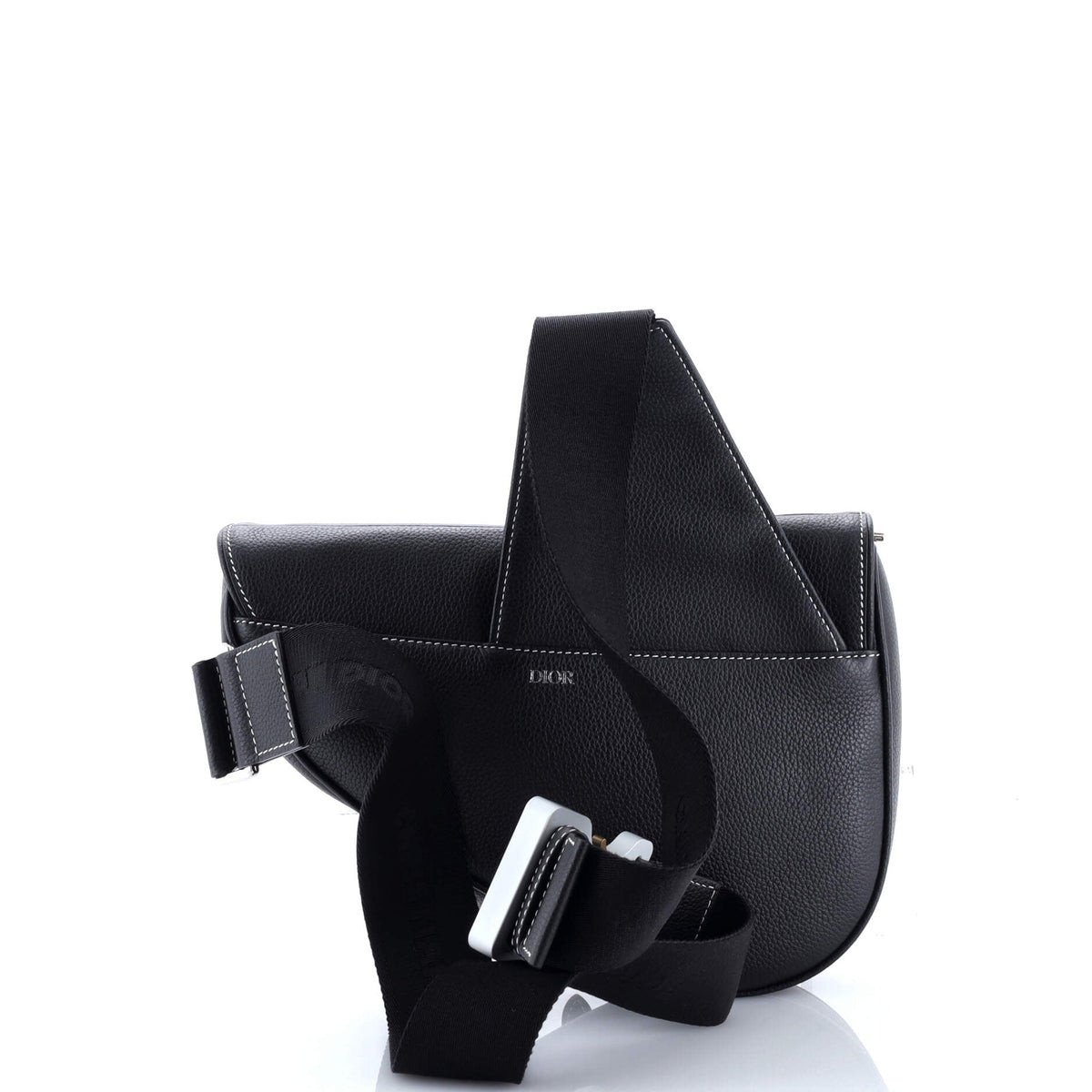 Alex Foxton Logo Saddle Crossbody Bag Printed Leather