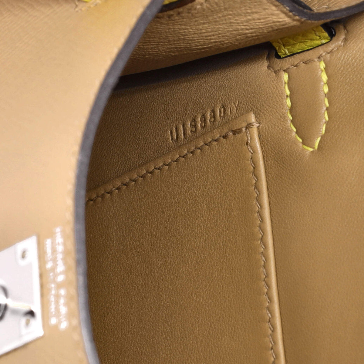 Kelly Mini II Bag Tricolor Epsom with Palladium Hardware 20