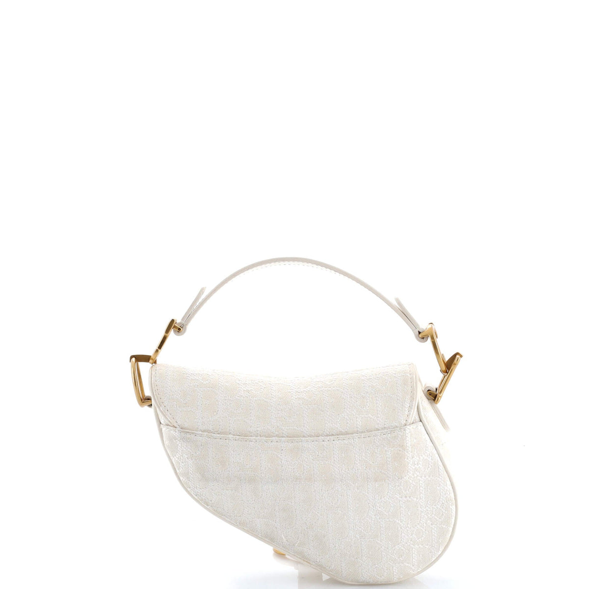 Saddle Handbag Oblique Canvas Mini