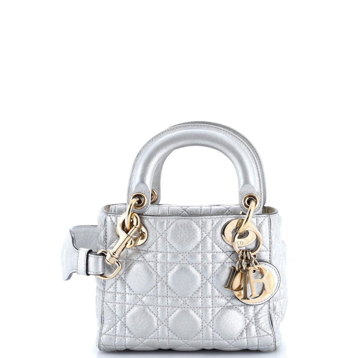 Supple Lady Dior Bag Cannage Quilt Calfskin Mini