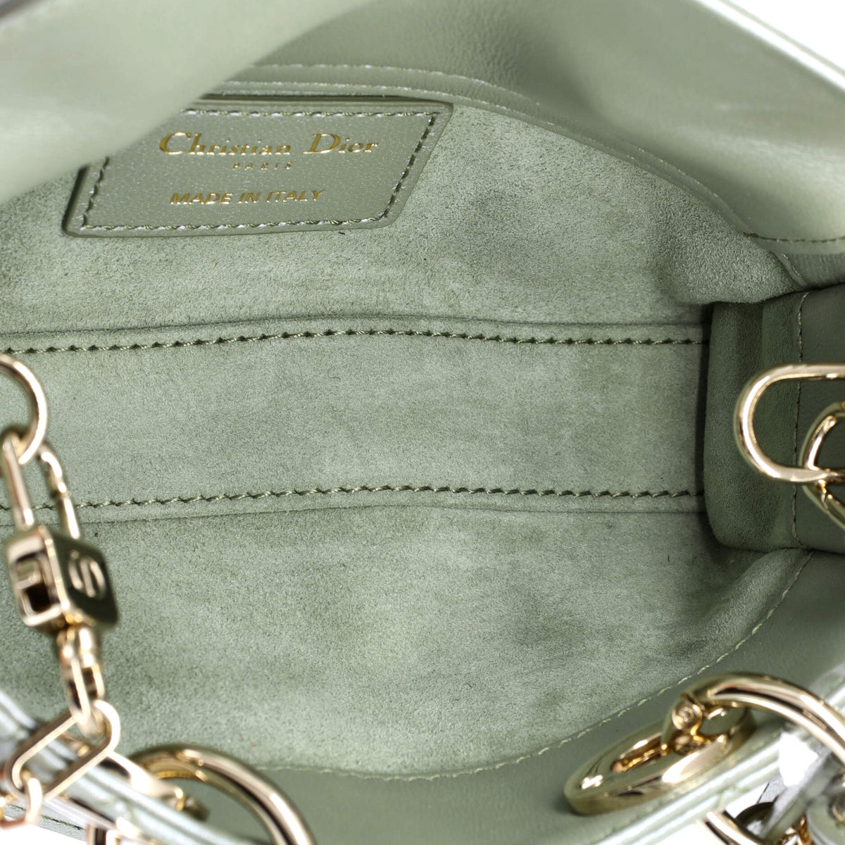 Lady D-Joy Bag Cannage Quilt Lambskin Micro