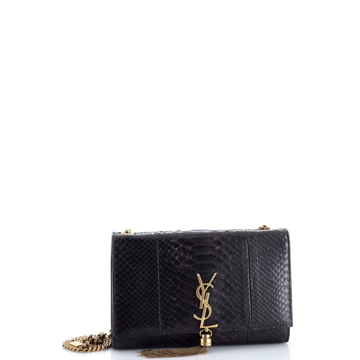 Classic Monogram Tassel Crossbody Bag Python Medium