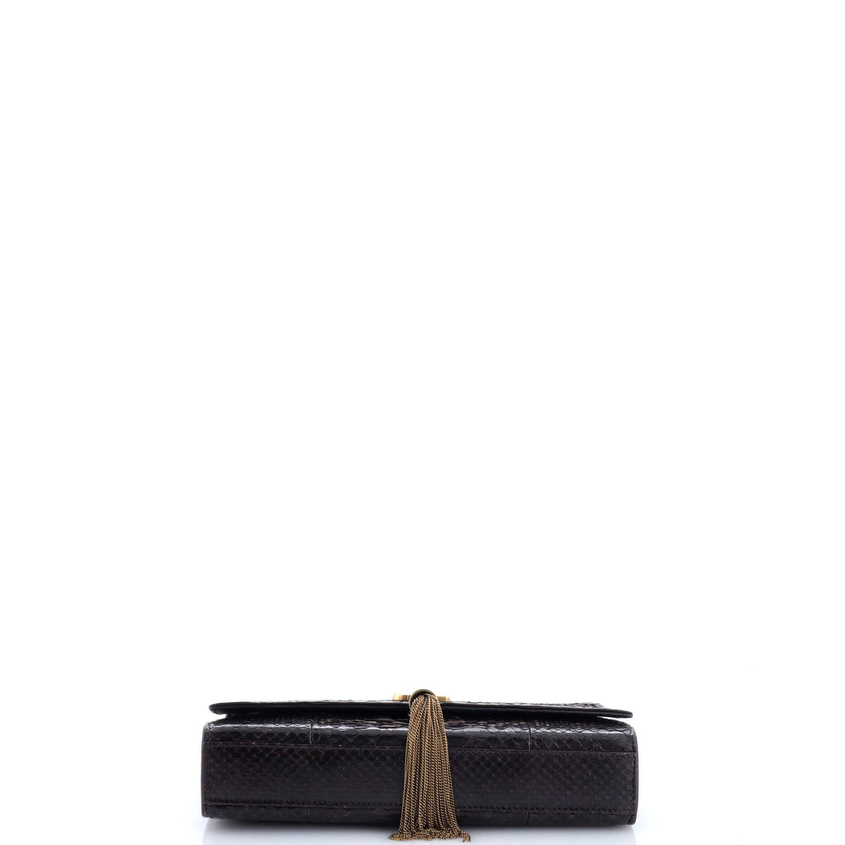 Classic Monogram Tassel Crossbody Bag Python Medium