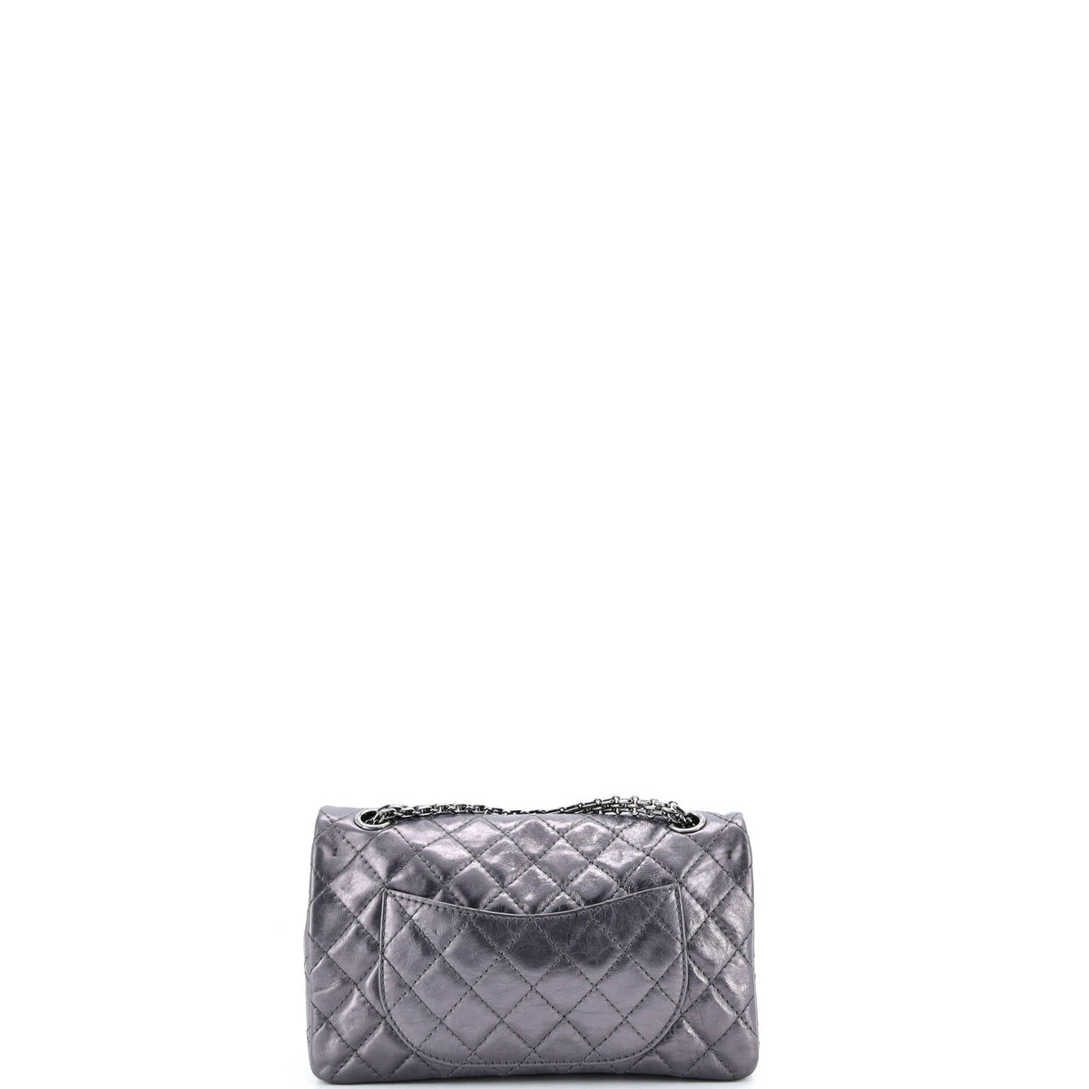 Reissue 2.55 Flap Bag with Flap Bag Coin Purse Quilted Metallic Aged Calfskin 225