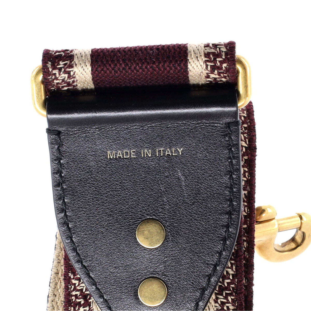 Logo Shoulder Strap Embroidered Canvas
