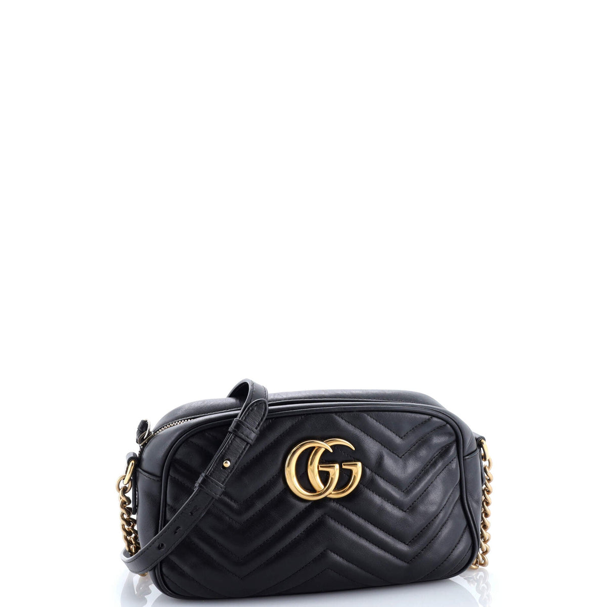 GG Marmont Shoulder Bag Matelasse Leather Small