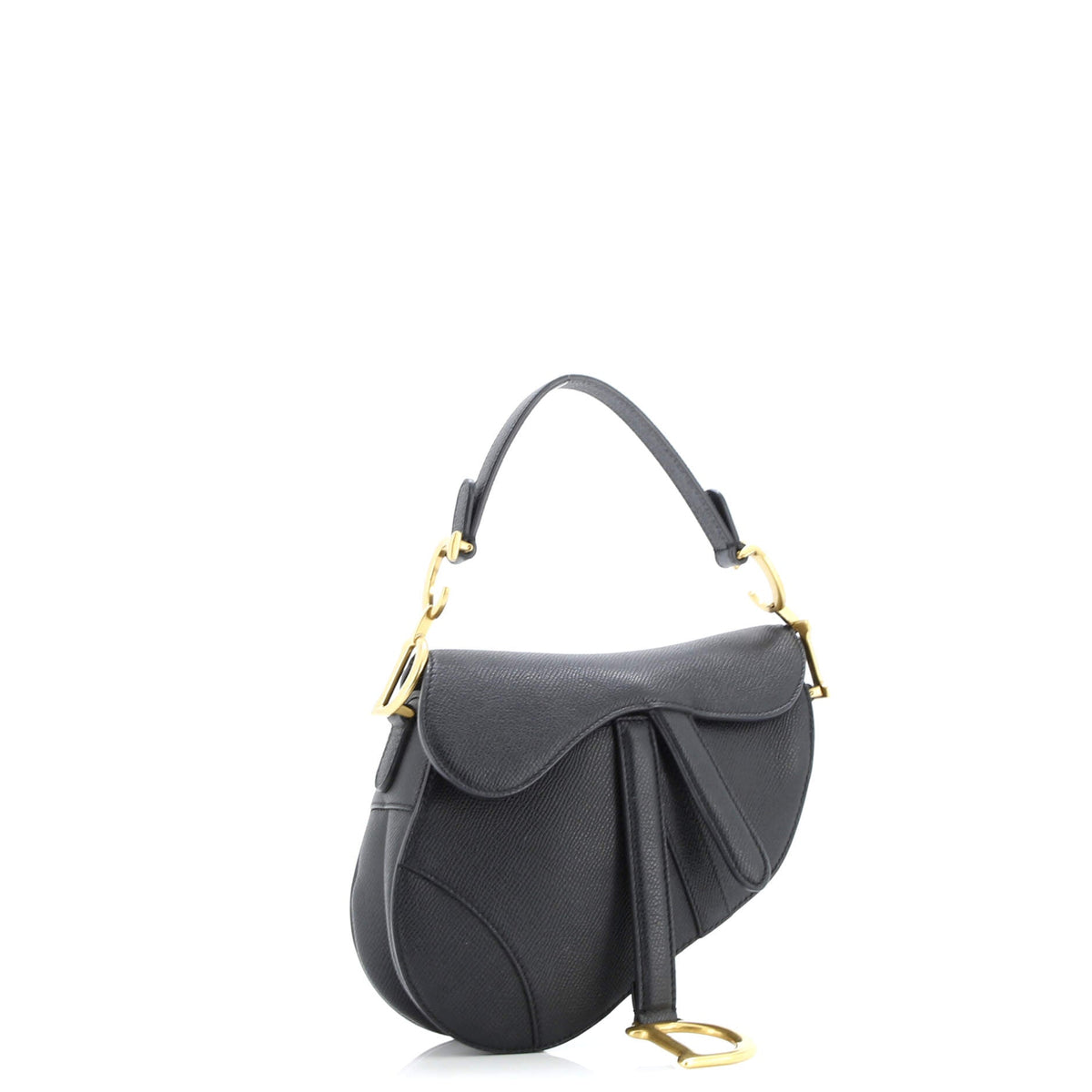 Saddle Handbag Leather Mini