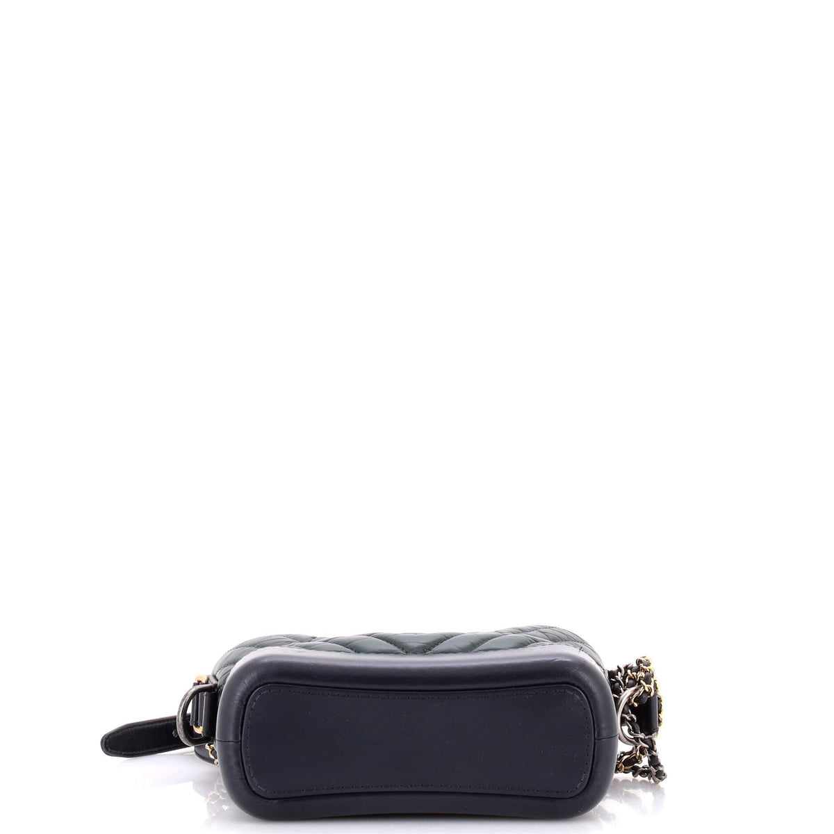 Gabrielle Hobo Chevron Aged Calfskin Small
