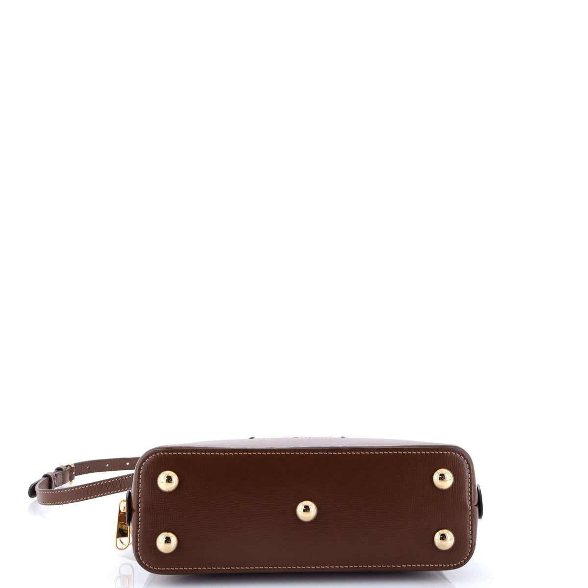 Horsebit 1955 Top Handle Bag GG Coated Canvas with Leather Small