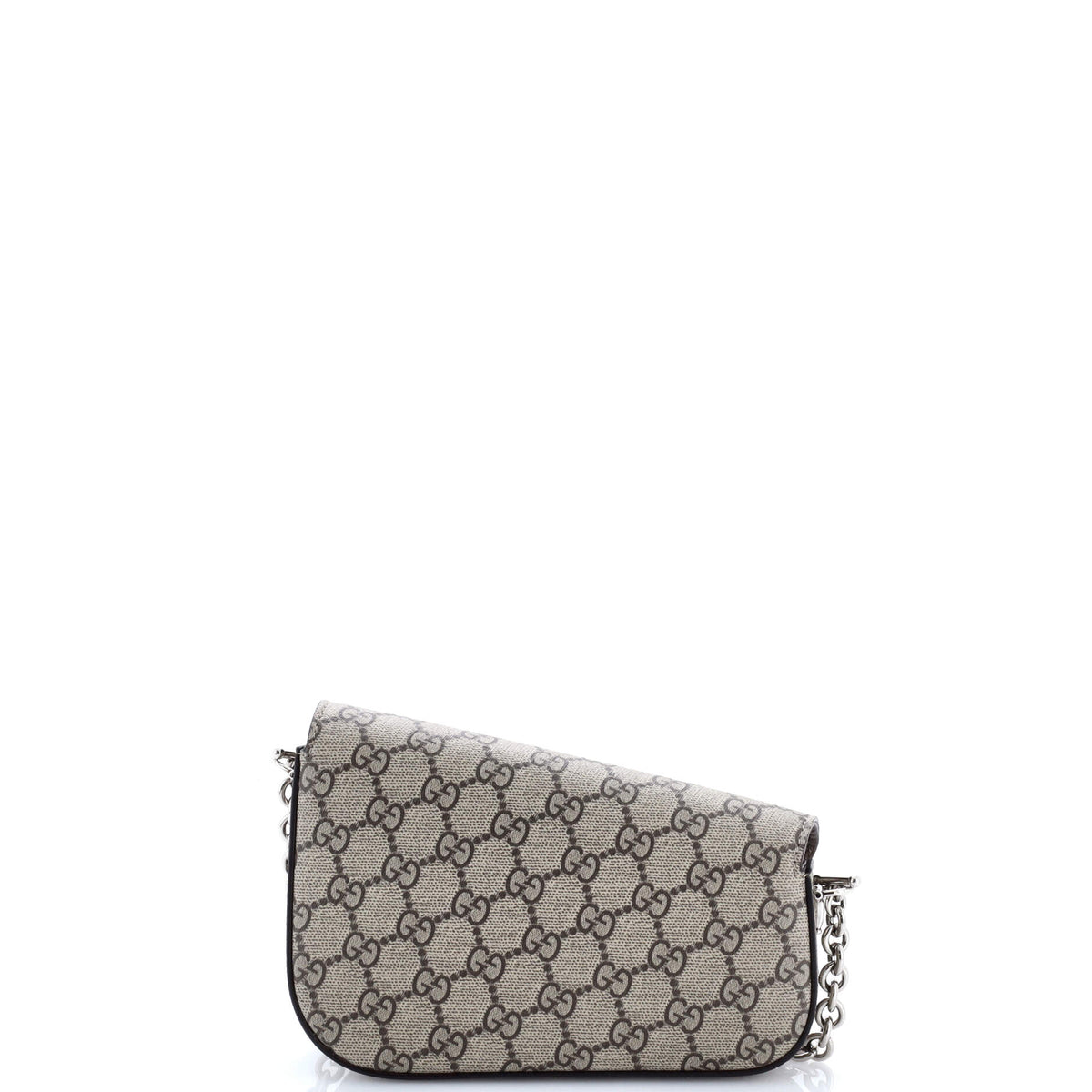 Horsebit 1955 Asymmetric Shoulder Bag GG Coated Canvas Mini