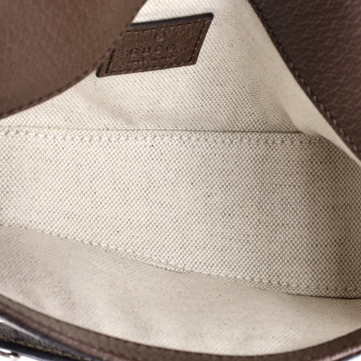 Horsebit 1955 Asymmetric Shoulder Bag GG Coated Canvas Mini