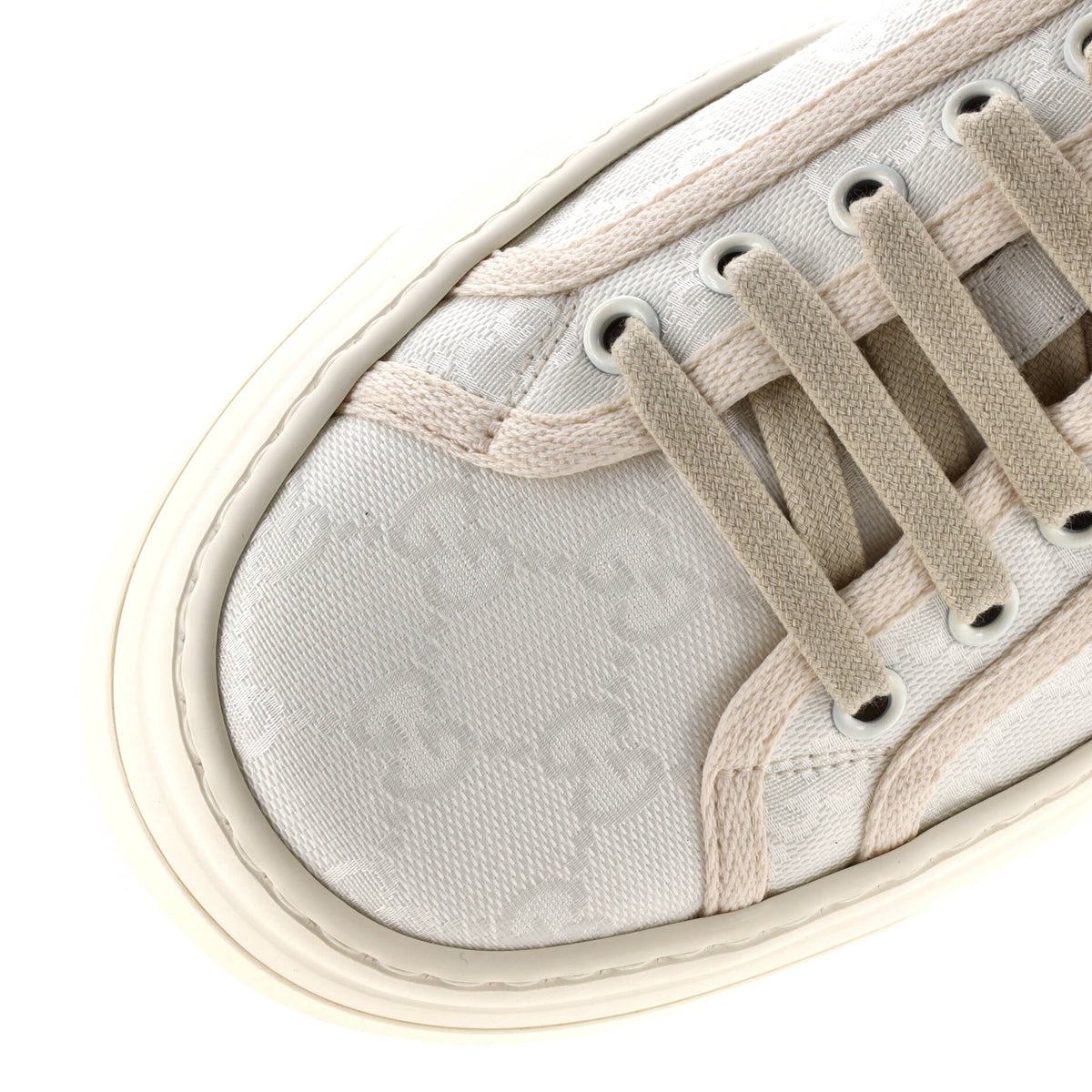 Women's 1977 Tennis Platform Sneakers GG Canvas