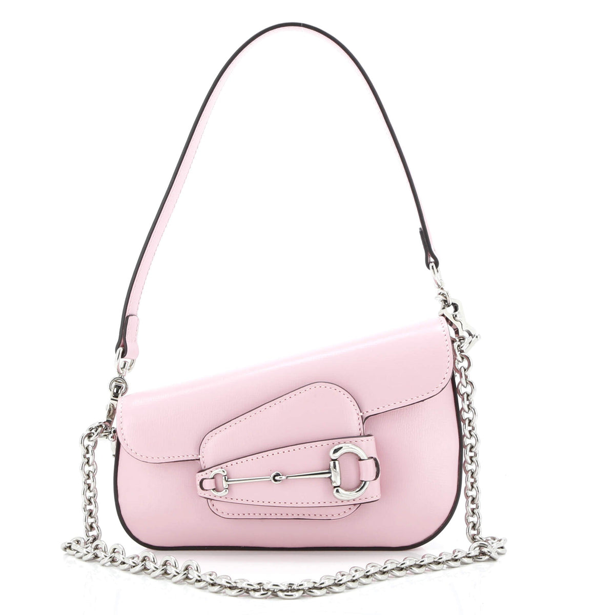 Horsebit 1955 Asymmetric Shoulder Bag Leather Mini