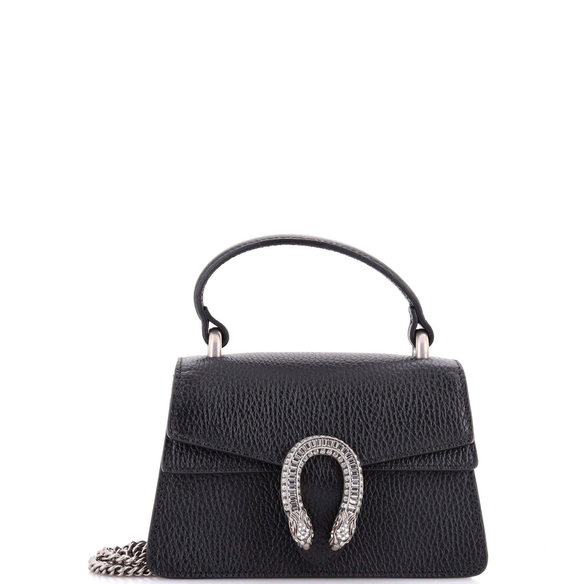 Dionysus Top Handle Bag Leather with Crystals Mini