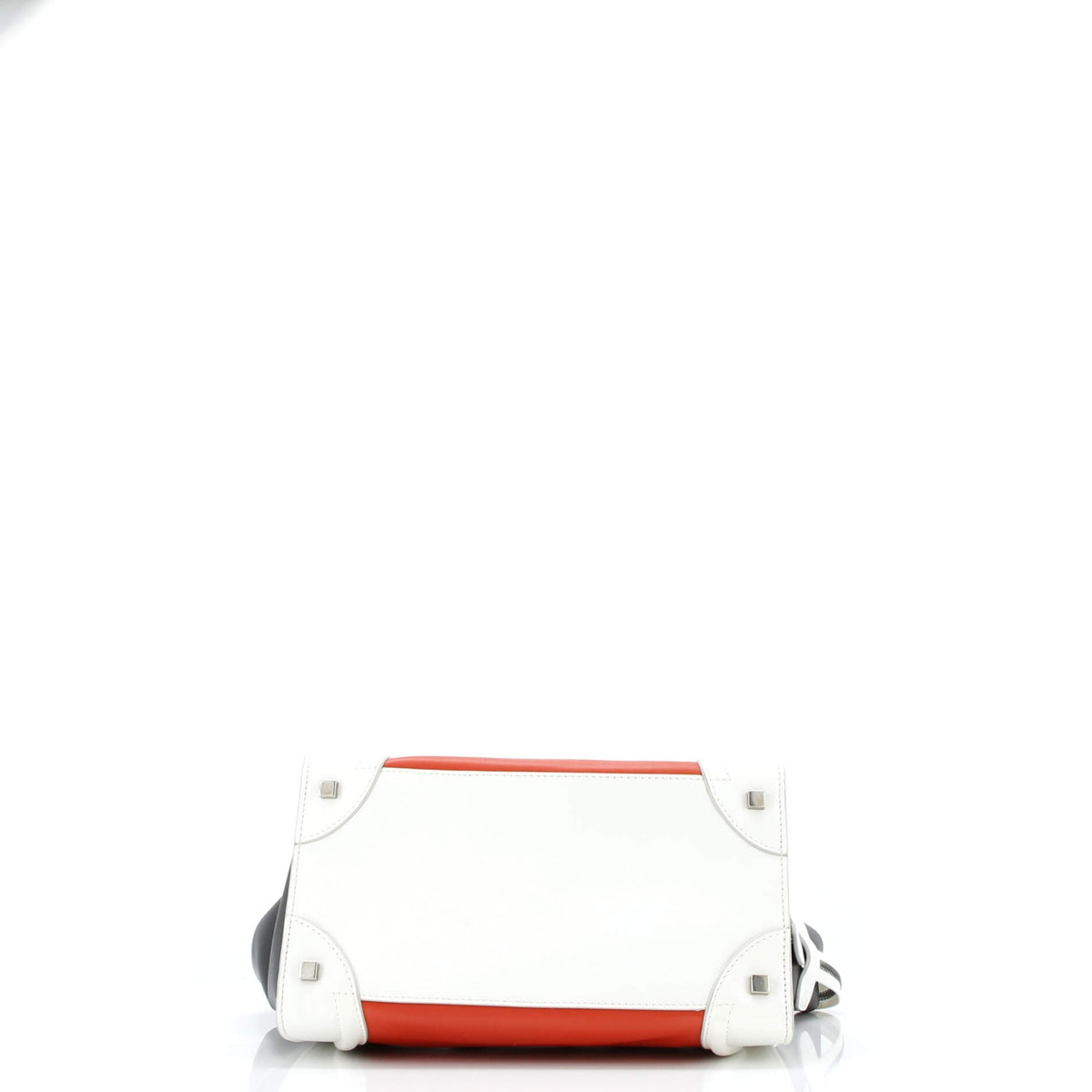 Tricolor Luggage Bag Leather Mini