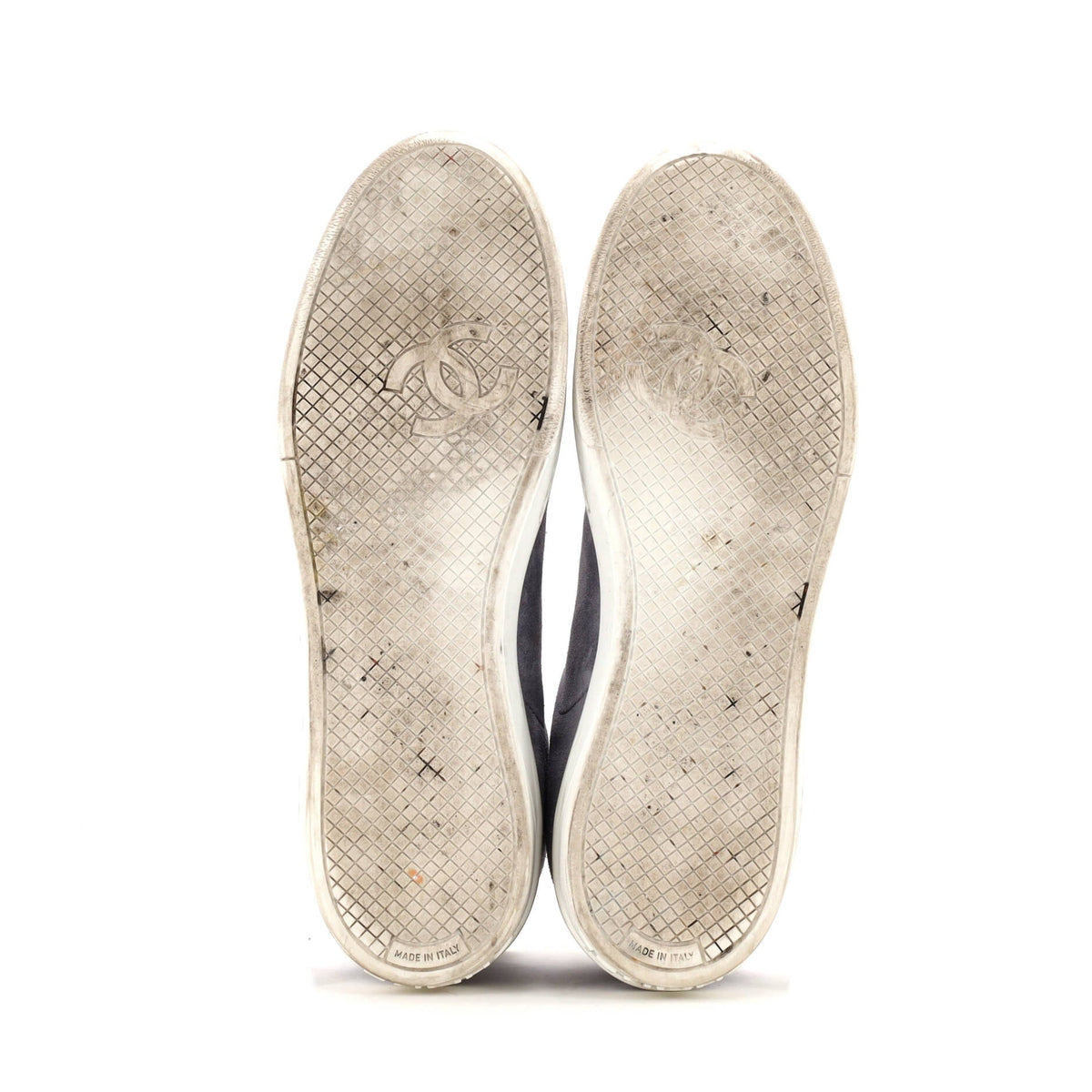 Women's CC Low-Top Flat Runner Sneakers Suede