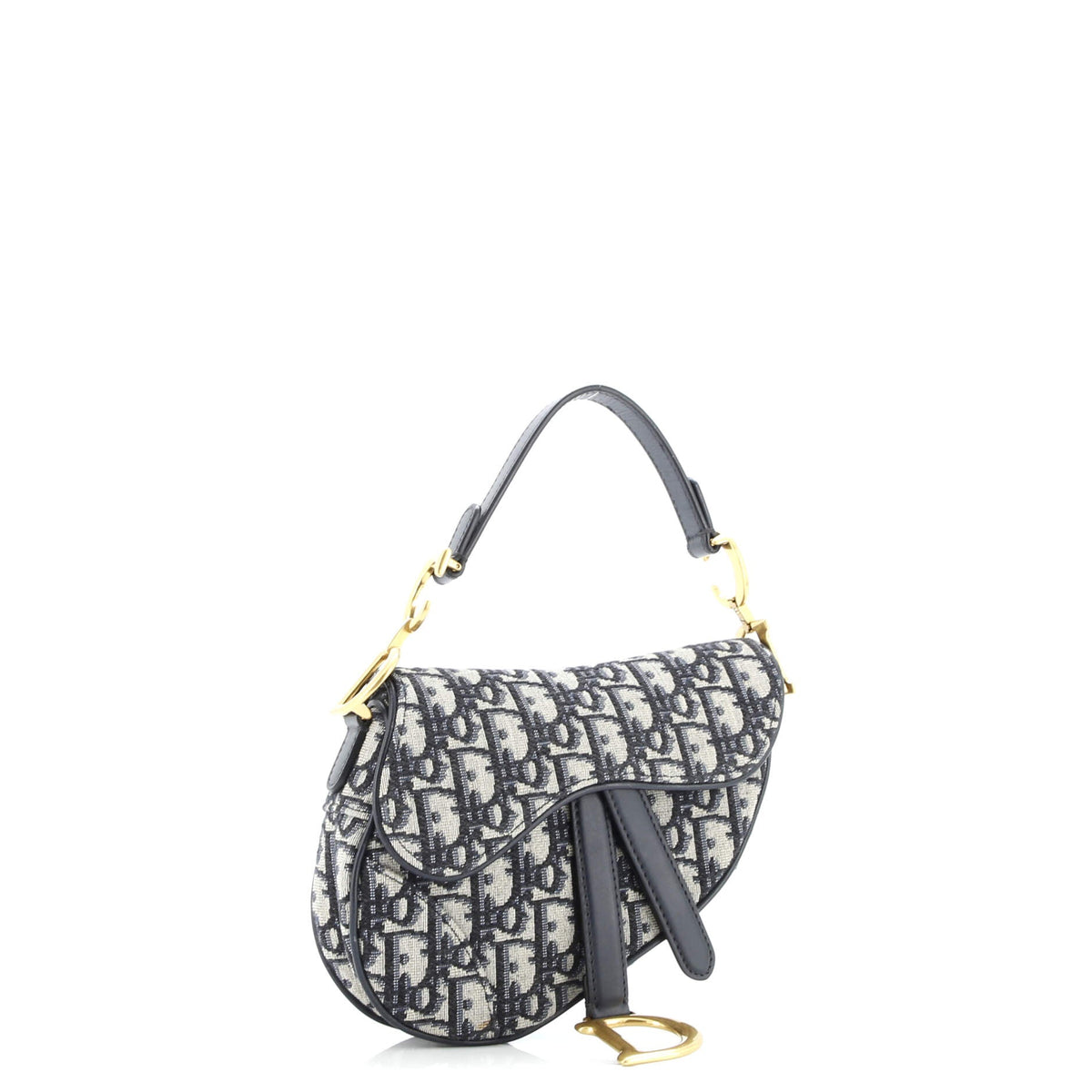 Saddle Handbag Oblique Canvas Mini