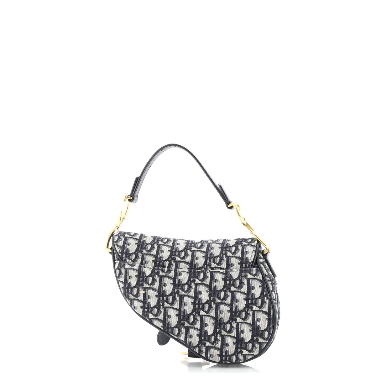 Saddle Handbag Oblique Canvas Mini