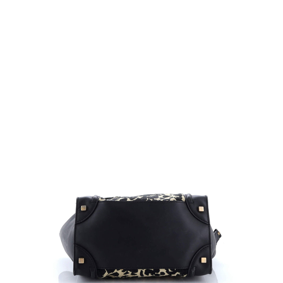 Luggage Bag Printed Canvas and Leather Mini
