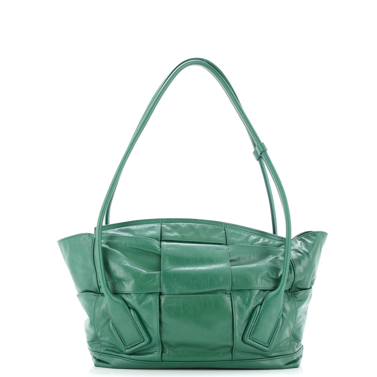 Arco Bag Maxi Intrecciato Leather Medium