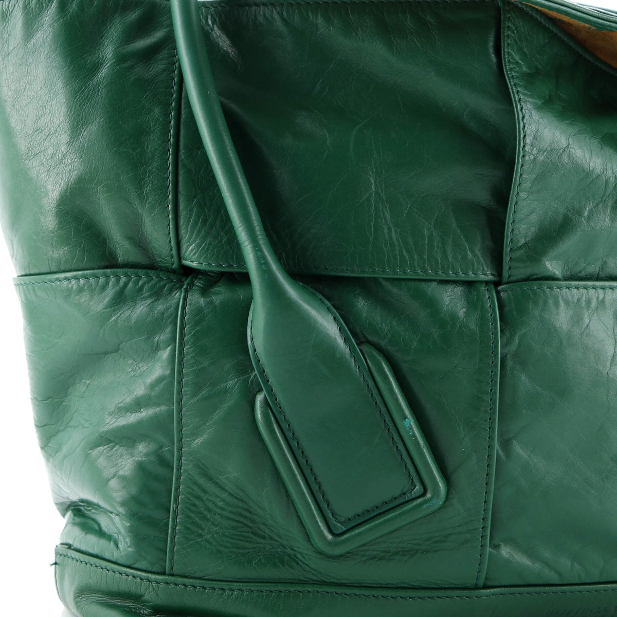 Arco Bag Maxi Intrecciato Leather Medium