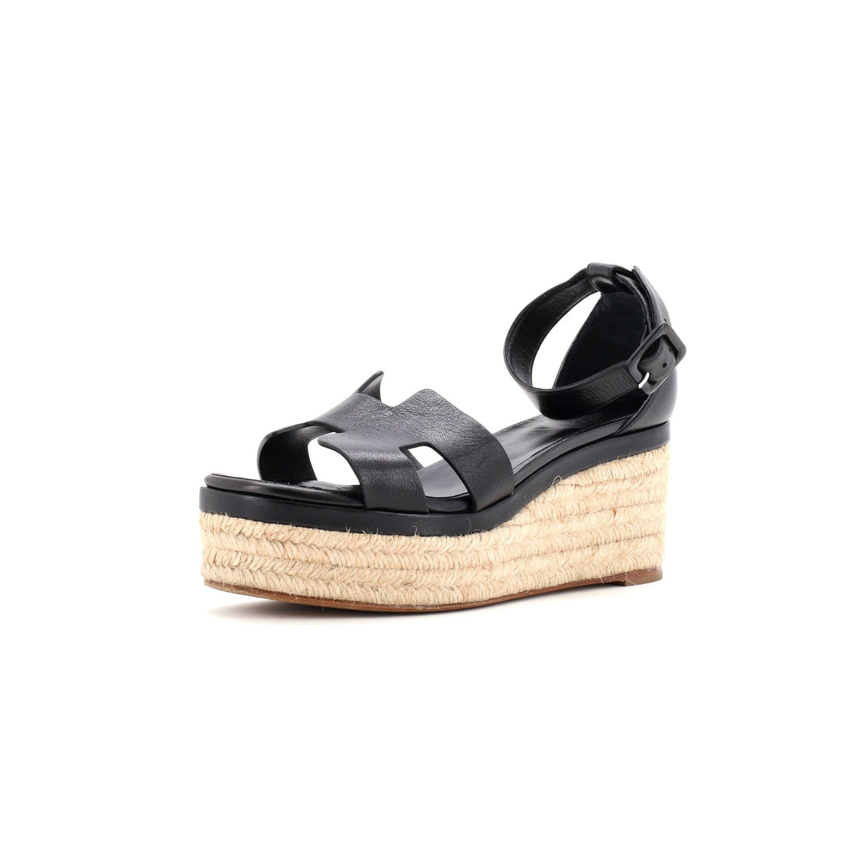 Women's Elda Wedge Espadrilles Leather