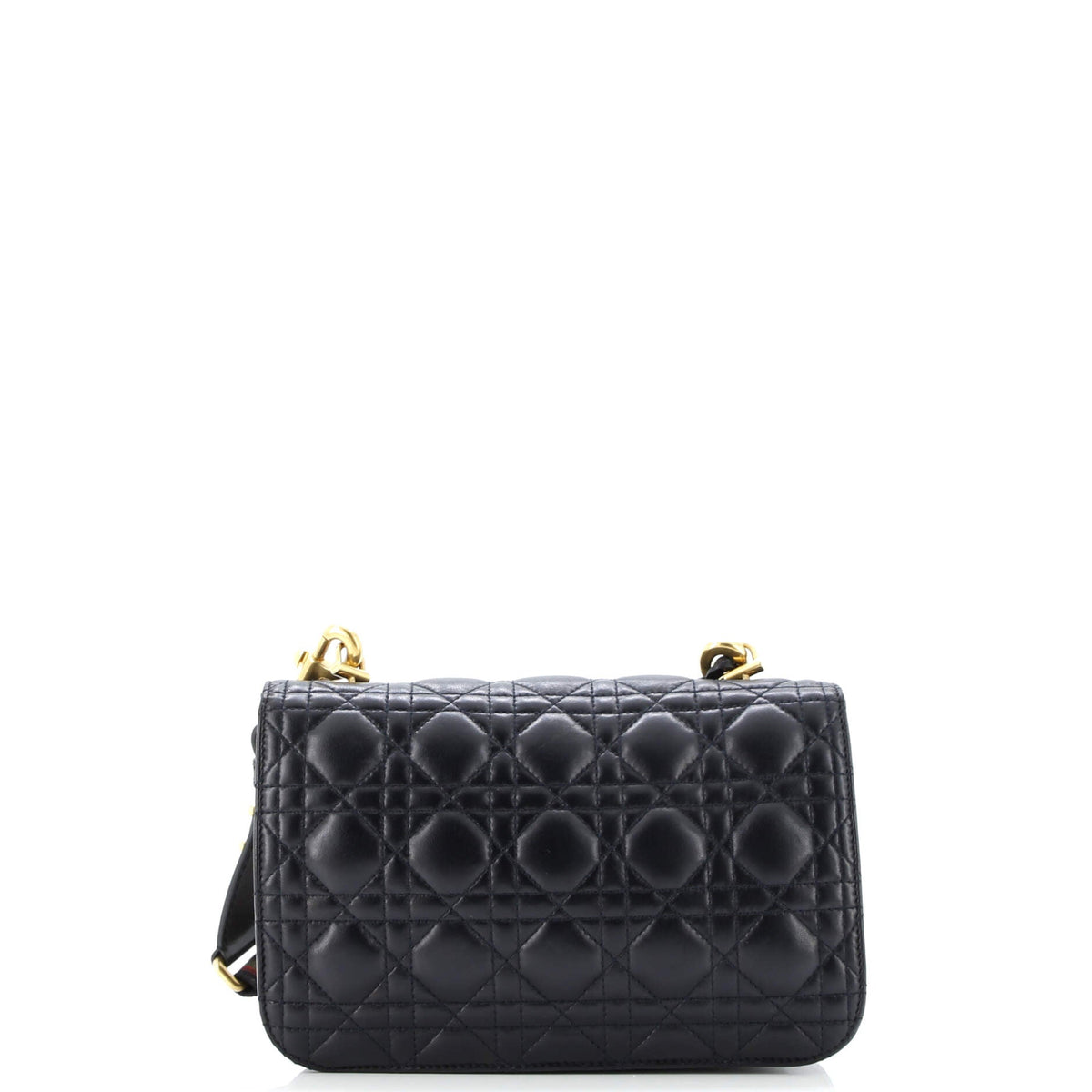 Dioraddict Flap Bag with Strap Cannage Quilt Lambskin Medium