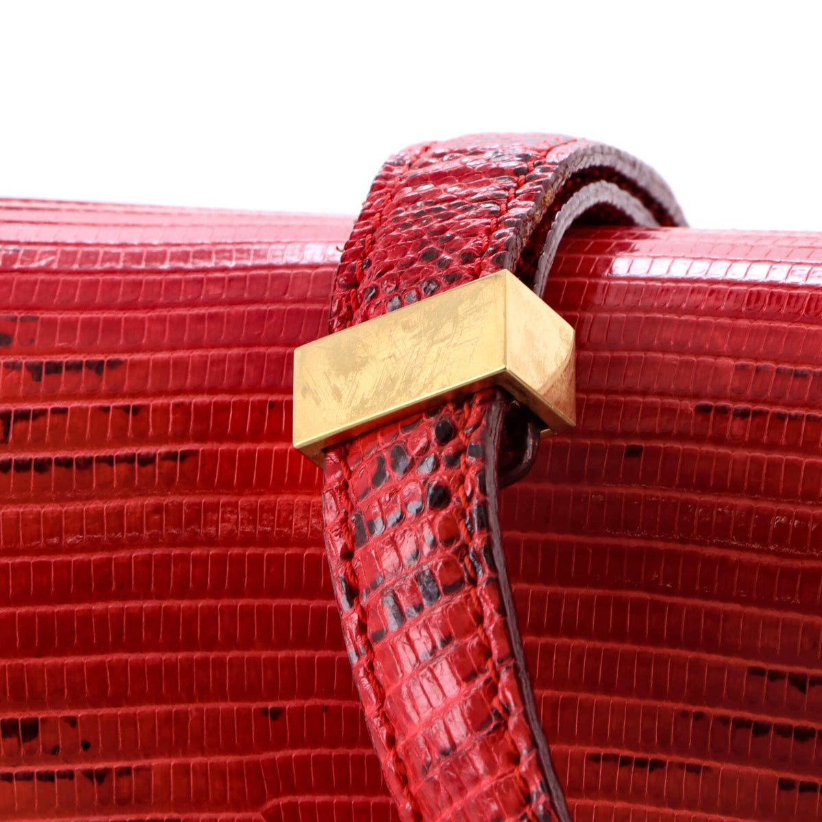 Classic Box Bag Lizard Medium
