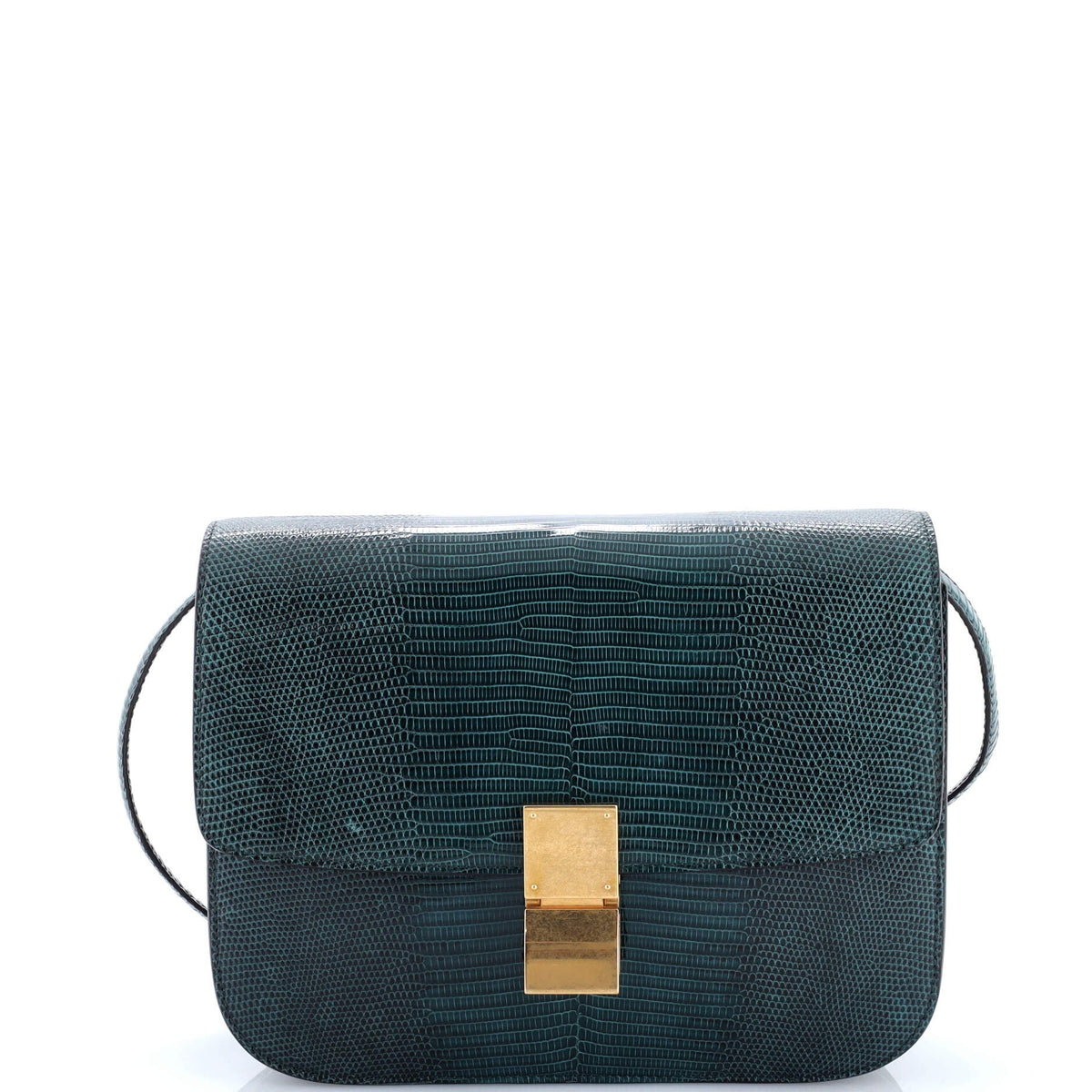 Classic Box Bag Lizard Medium
