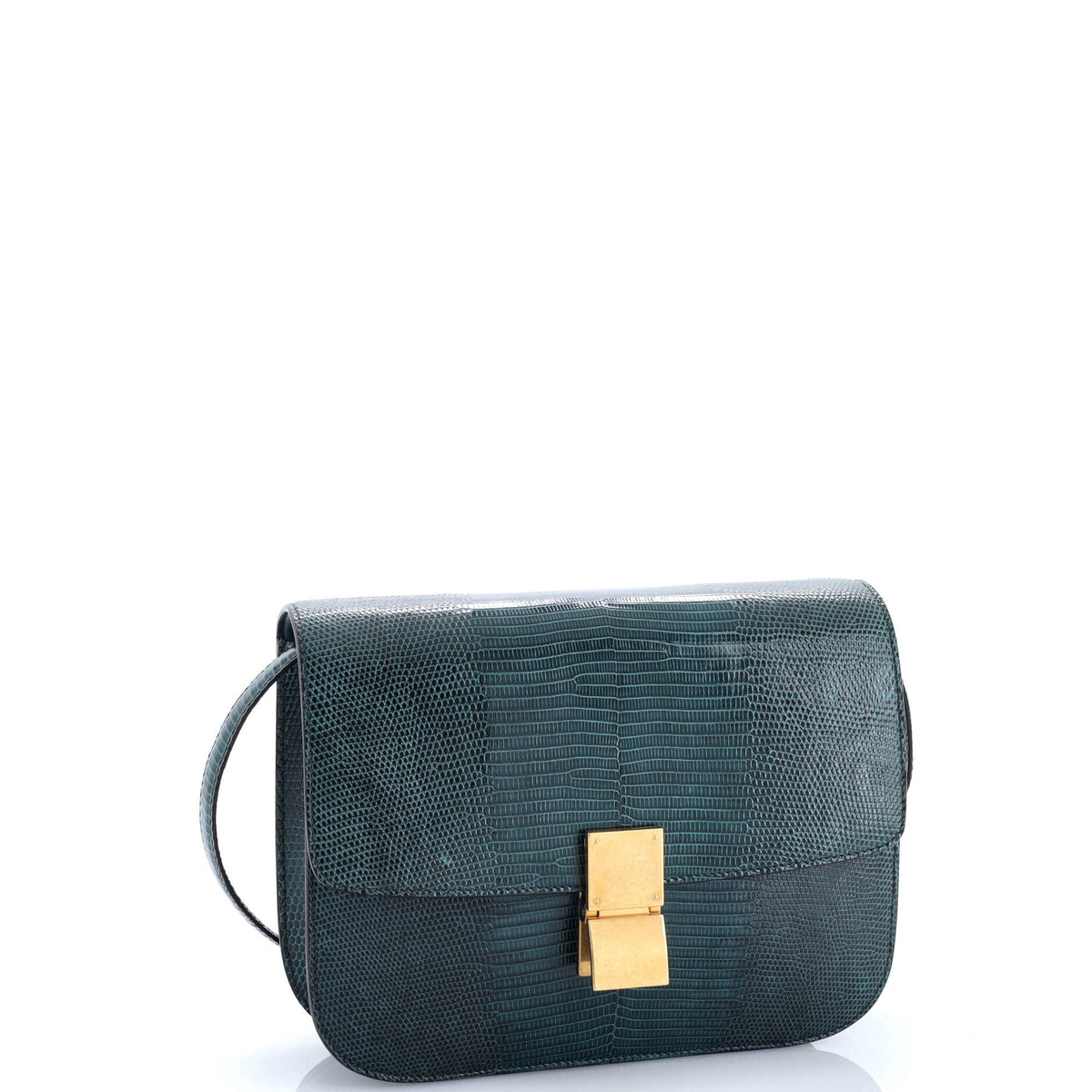 Classic Box Bag Lizard Medium