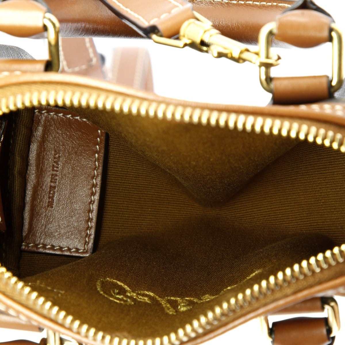 Boston Bag Triomphe Coated Canvas Mini