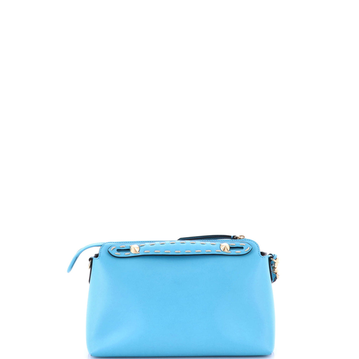 Logo By The Way Satchel Stitched Leather Medium
