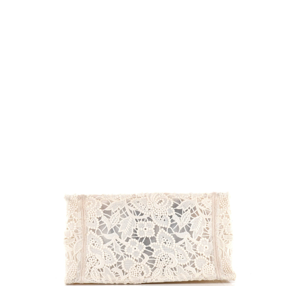 Book Tote Embroidered Lace Small