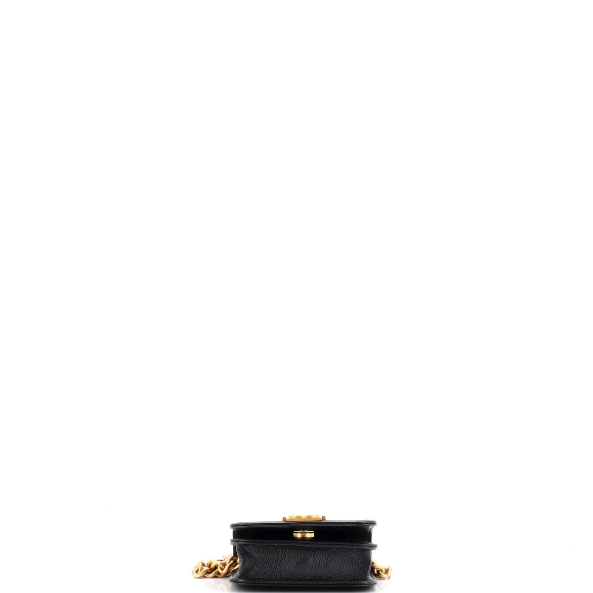 Boy Flap Chain Belt Bag Chevron Caviar
