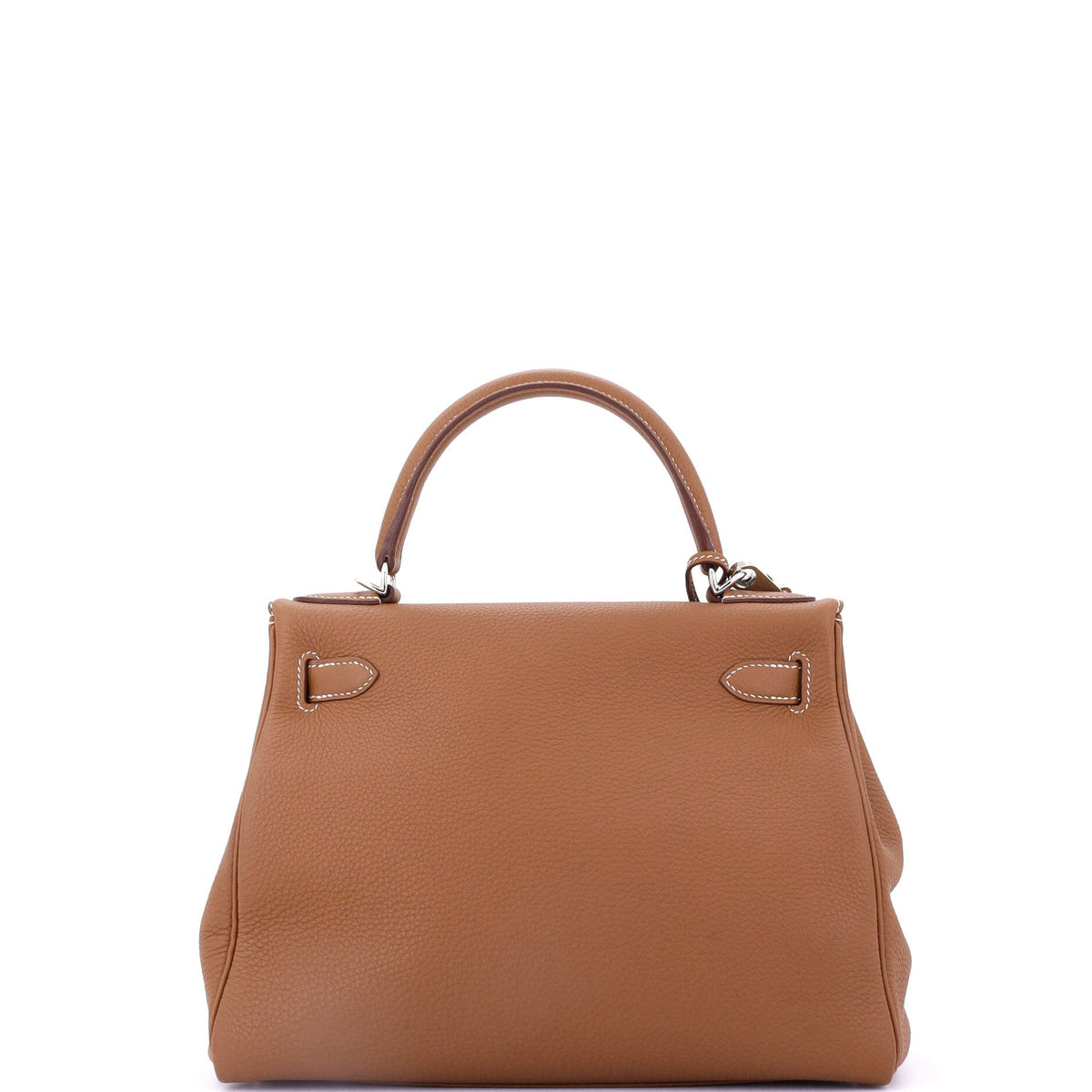 Kelly Handbag Gold Togo with Palladium Hardware 28
